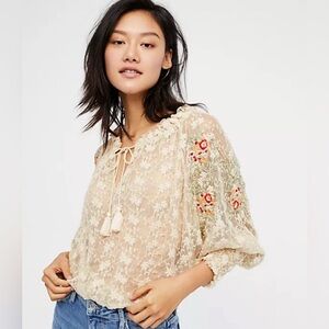 Free People NWOT Jubilee Blouse XS